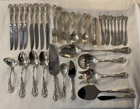 Francis I Sterling Silver Reed & Barton Service for 8 plus 12 Serving Pieces.