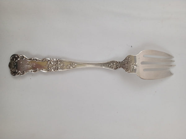 Gorham Sterling Silver Salad Fork with Buttercup Pattern.