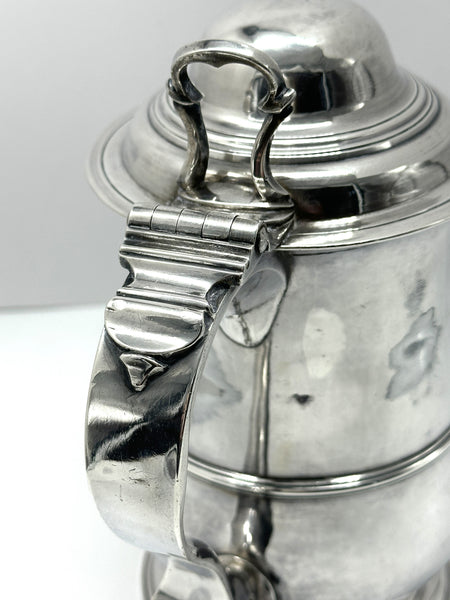 Tankard. English Sterling Silver. Georgian Period. London 1776 Date. James Young