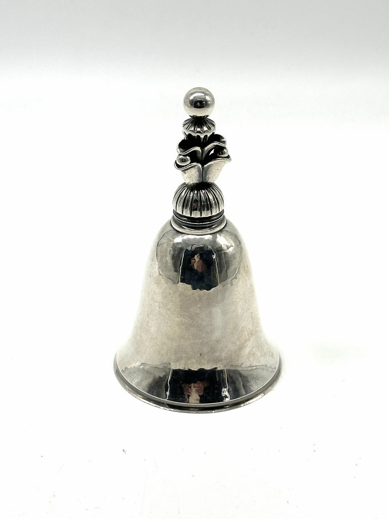 Bell. Georg Jensen Denmark. Harald Nielsen #172. Circa 1920s. 4" Height. 124 g