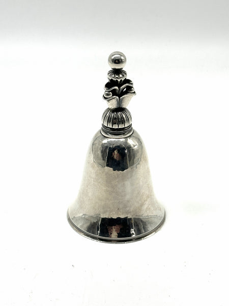 Bell. Georg Jensen Denmark. Harald Nielsen #172. Circa 1920s. 4" Height. 124 g