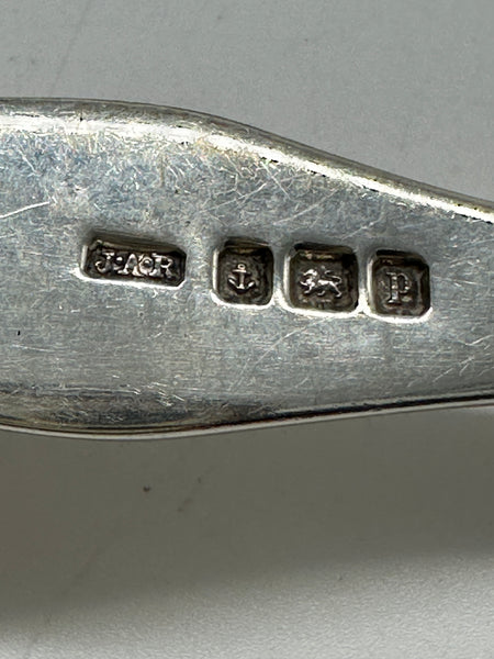 English Sterling Silver Flatware Bulldog Pattern. Birmingham 1915 Date Mark