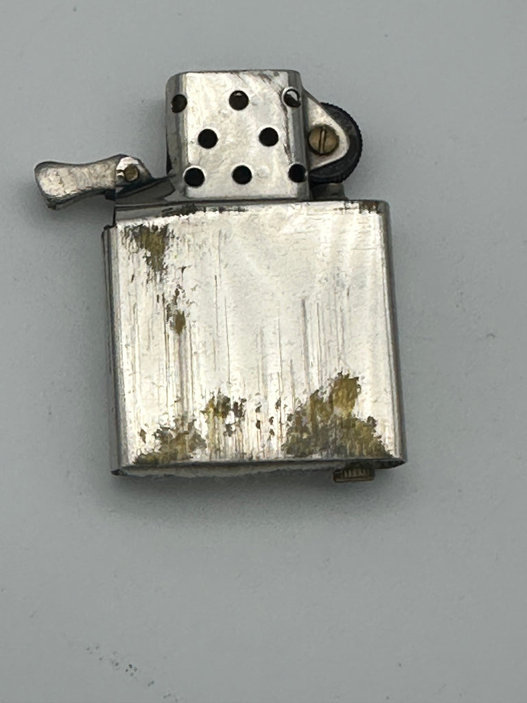 vintage japanese cigarette lighters LIGHTER Fine Japan Silver Gilt Metal Ornate Floral Design 3" Vintage SAROME Flip Top GAS