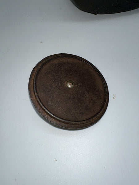 Japanese Iron Tetsubin Tea Pot. Twisted Handle. Cherry Blossom Motif.