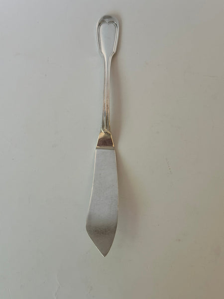 Master Butter Knife. Christofle French Silverplate. Chinon Pattern. 8"