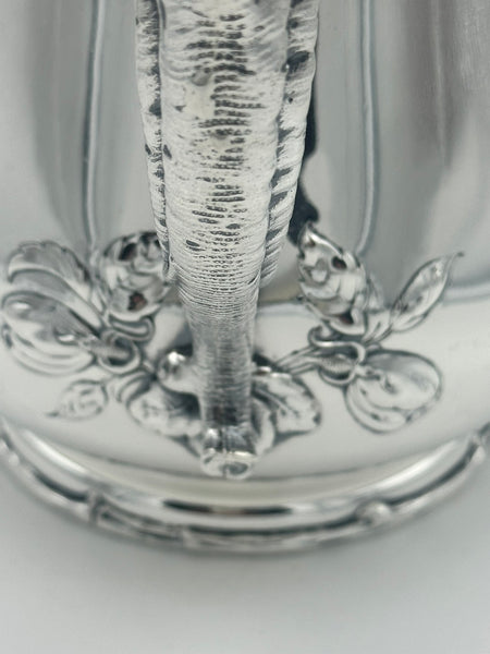 Loving Cup Wine Bucket. Gorham Sterling Silver. Branch Handles and Blossoms. 8"