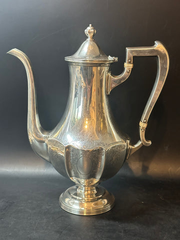 Sterling Silver Coffee Pot. International Silver Co. #350. 10" Height