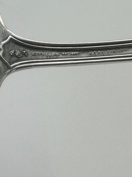 Asparagus Server. Reed & Barton Sterling Silver. Hepplewhite Pattern. Monogram.