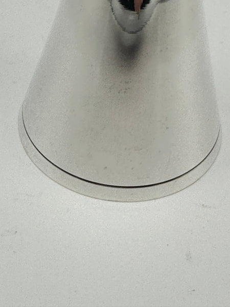 Tiffany & Co Sterling Silver Modernism Double Jigger Shot Glass. 4 3/4"
