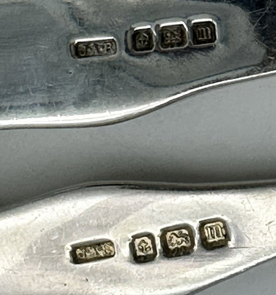 English Sterling Silver Flatware Bulldog Pattern. Birmingham 1915 Date Mark