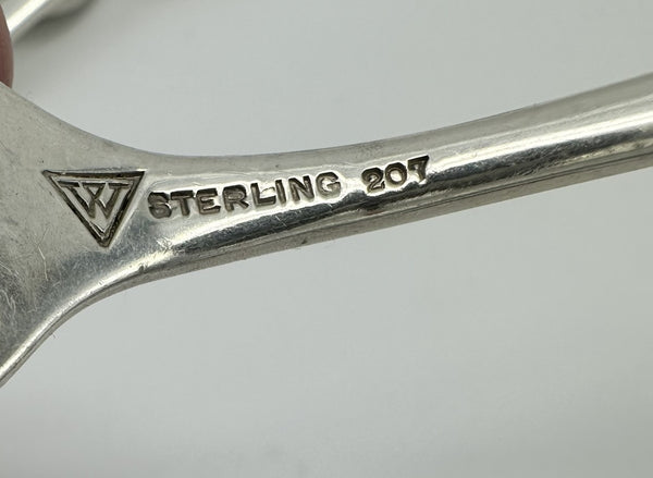 12 Dinner Forks. American Sterling Silver. W.M. Wilson & Son Philadelphia Fern