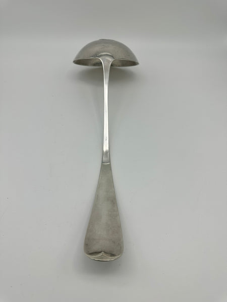 Soup Ladle. American Sterling Silver. Bright Cut Aesthetic Movement. 13"