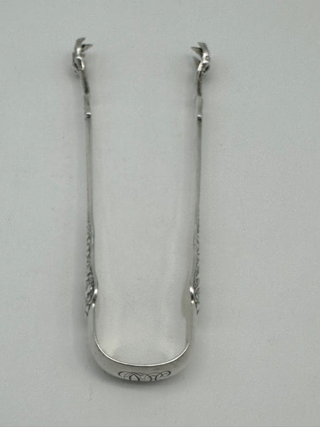 6 1/4" Tongs. Tiffany & Co Sterling Silver Olympian Pattern. 1869-1891