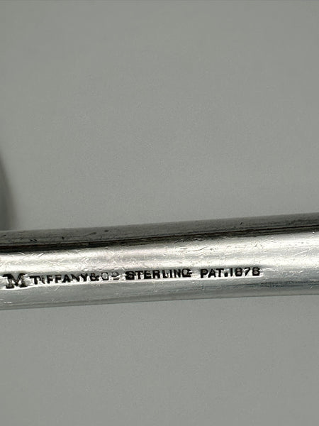 6 1/4" Tongs. Tiffany & Co Sterling Silver Olympian Pattern. 1869-1891
