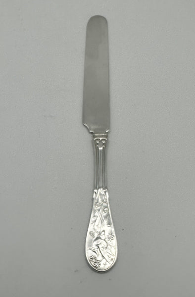 Tea Knife. Tiffany & Co. Sterling Silver Flat Handle. Japanese Pattern. 8"