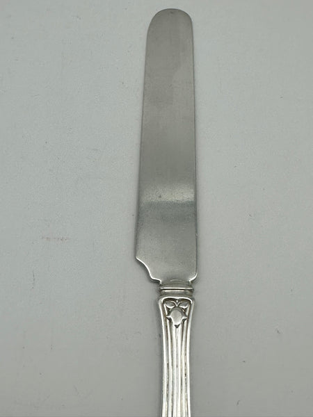 Tea Knife. Tiffany & Co. Sterling Silver Flat Handle. Japanese Pattern. 8"