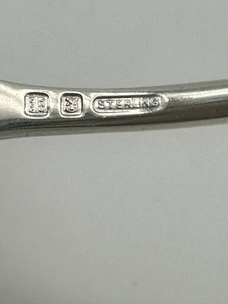 Lettuce Fork. Towle Sterling Silver Lafayette Pattern. H monogram. 9 7/8"