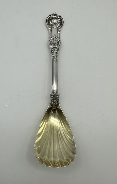 Preserve Spoon. Tiffany & Co. Sterling Silver English King Pattern. 6 7/8"