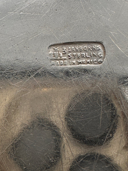 Child's Plate. Sanborns Sterling Silver. Mexico. 7" D. Animals. 176 grams