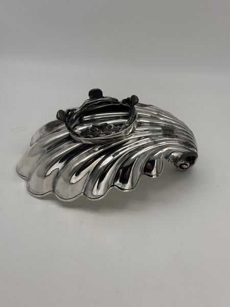 Boat Shaped Footed Serving Bowl. Mexican Sterling Silver Sanborns. 8 1/4" 532g