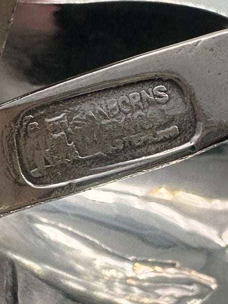 Shell Shaped Bowl with Bow Handle. Mexican Sterling Sanborns. 6 3/4". 242 grams