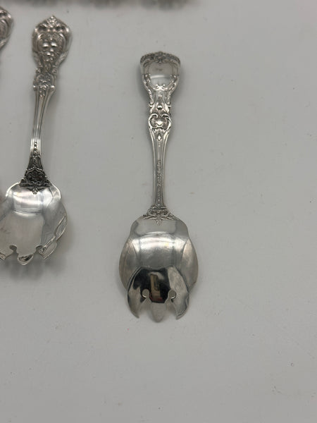 9 Ice Cream Spoons. Reed & Barton Sterling Silver. Francis I.