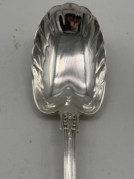 Berry Serving Spoon. Tiffany & Co Sterling Silver English King. 8 5/8"