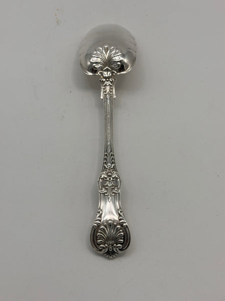 Berry Serving Spoon. Tiffany & Co Sterling Silver English King. 8 5/8"