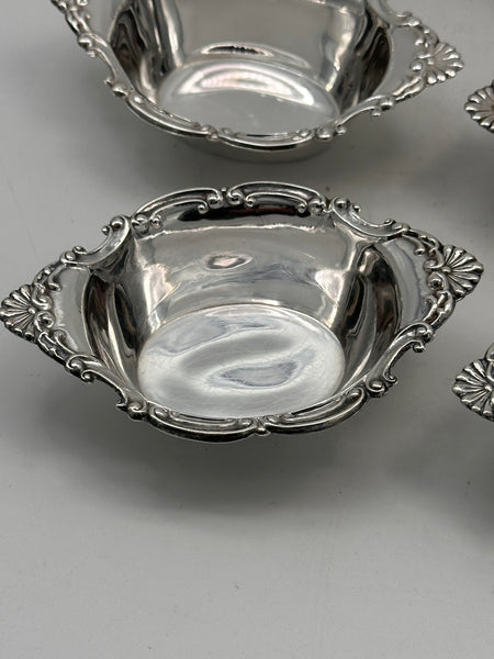7 Bon Bon Nut Cups. Birks Sterling Silver. 3 7/8". 168 grams