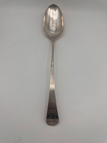 Large Serving Spoon. Georgian English Sterling Silver London 1769. 13 1/2"