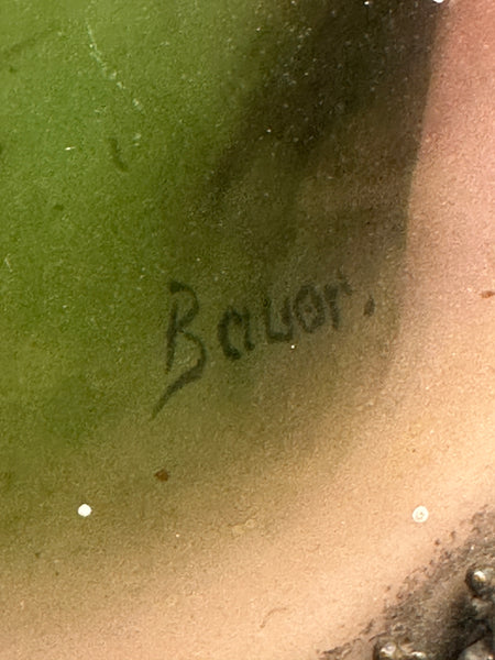 Pair Porcelain Box. Napoleon and Marie Louise Bonaparte Portraits. 4"