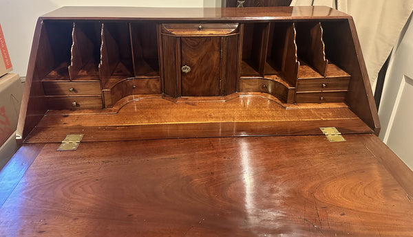 18th Century Fall Front Mahogany Desk