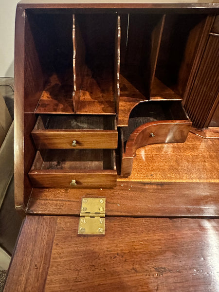 18th Century Fall Front Mahogany Desk