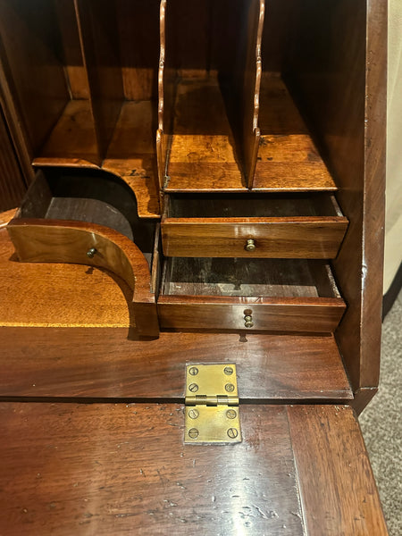 18th Century Fall Front Mahogany Desk