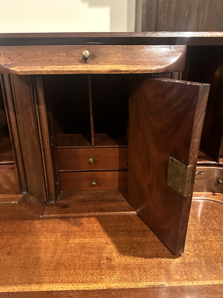 18th Century Fall Front Mahogany Desk