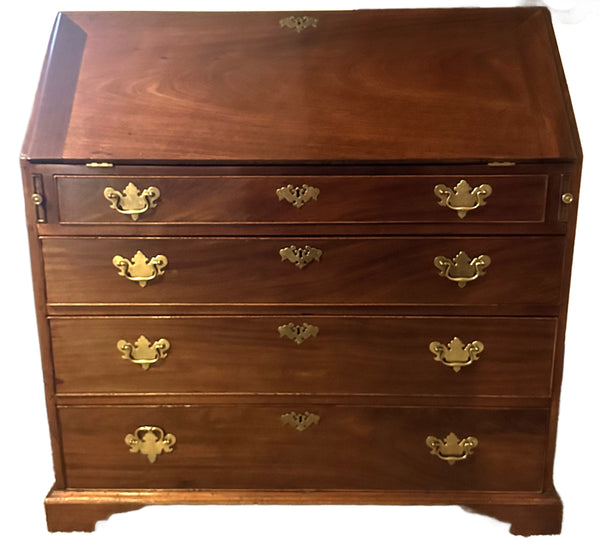 18th Century Fall Front Mahogany Desk