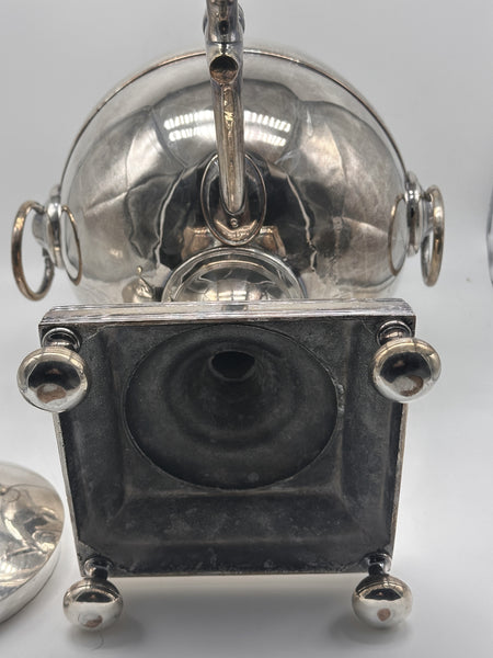 Tea Urn. English Sheffield Silverplate over Copper. 19th Century. 17" Height