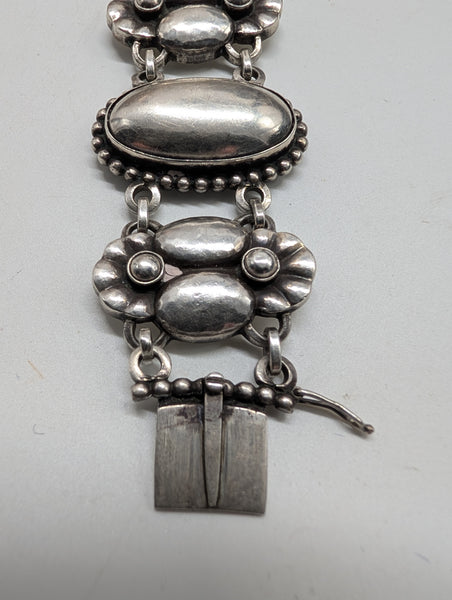 Bracelet. Early Georg Jensen Denmark. Sterling Silver. 7 3/8" Length