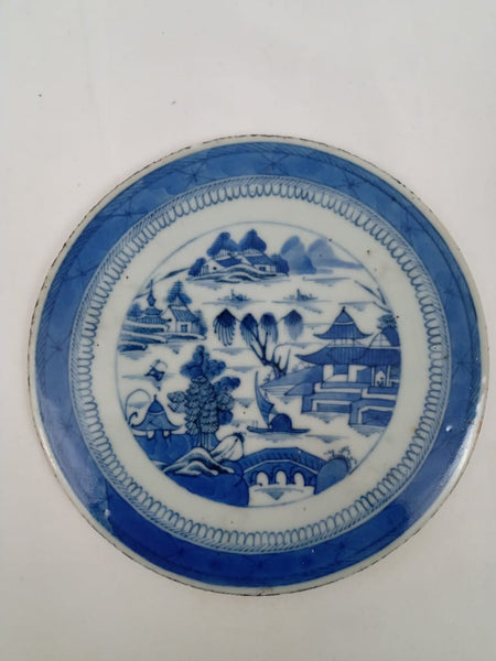 19th Century Chinese Canton Porcelain Trivet.