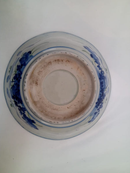 Japanese Imari Blue and White Porcelain Bowl
