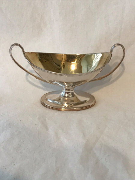 Pair of master cellars. English sterling silver.