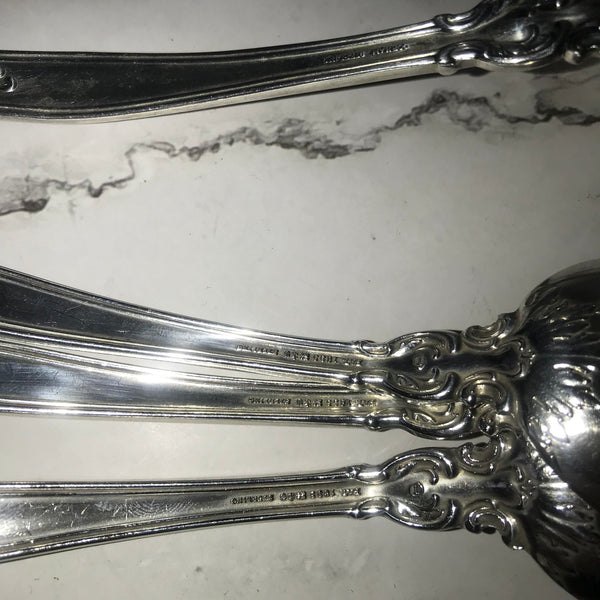 Gorham Sterling Silver Chantilly Service for Six. 43 pcs. No Monograms.
