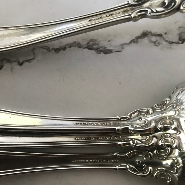 Gorham Sterling Silver Chantilly Service for Six. 43 pcs. No Monograms.