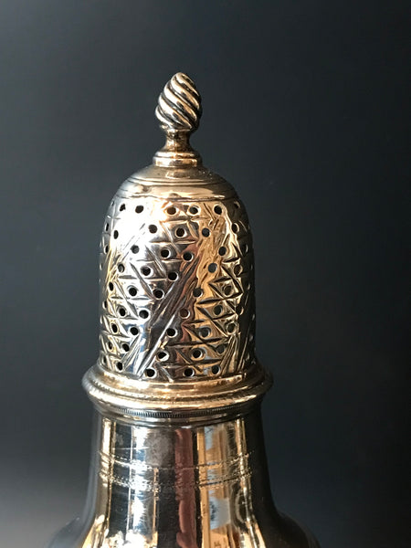 Georgian Period English Sterling Pepperette or Small Castor. London 1790