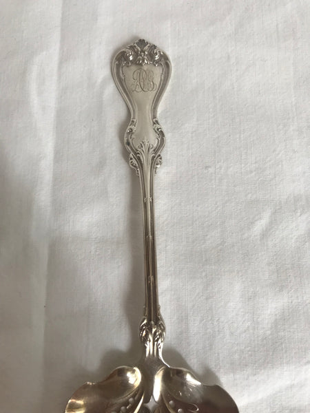 Fried Oyster Server, Pierced. Whiting Duke of York Sterling Silver. 8"