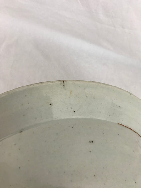 Large Chinese Porcelain Blue and White Bowl. Late Qing. 11-5/8" diameter.