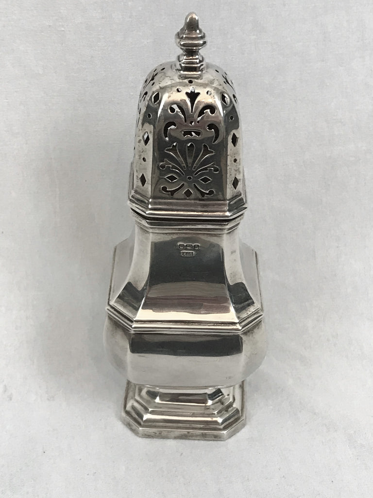 English Sterling Silver Sugar Caster.Sheffield 1917. 6-3/4" Height.