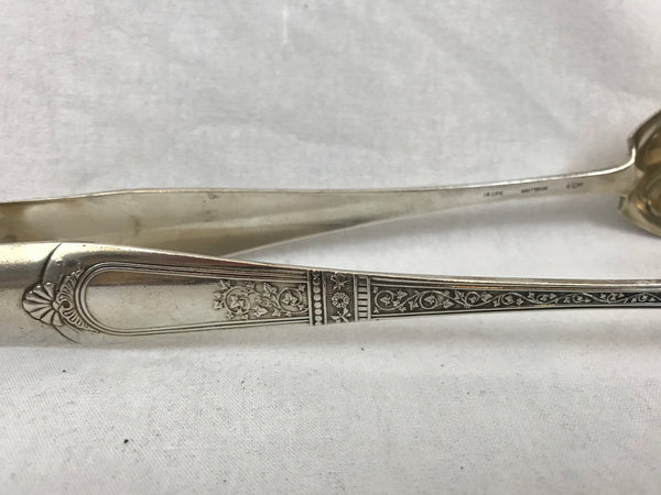 Gorham Sterling Silver Chicken or Large Ice Tongs. Domestic Pattern. Claw. 9.25"