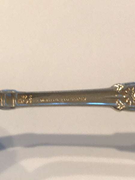 12 Teaspoons. Whiting Sterling Silver Arabesque pattern. Monogrammed. 5-5/8"