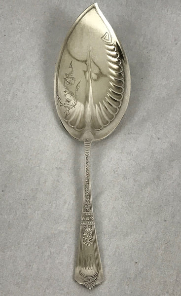Ice Cream or Gorham Sterling Domestic Pattern. Early Mark. 10.5" Bright Cut